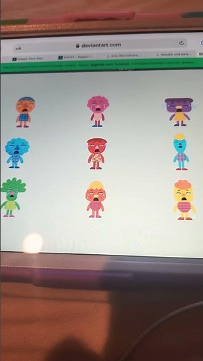 Noodle and pals crying