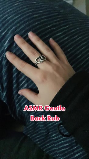 Soothing ASMR Gentle Back Rub with Relaxing Music