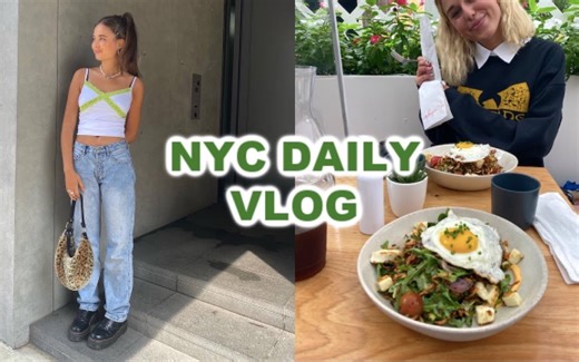 【Ruby Lyn】纽约生活记录｜NYC VLOG: Unboxing PR, Lunch date, Haul