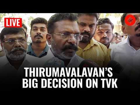 Thol. Thirumavalavan Holds Press Conference Amid Tamil Nadu Political Developments