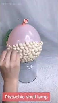 Pistachio Shell Lamp Shade DIY