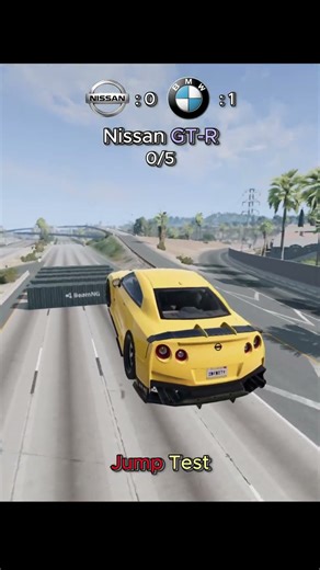 BeamNG #11 Godzilla🦖🇯🇵 vs German Beast🔥🇩🇪 - Nissan GT-R vs BMW M4 : Performance Test⚙️