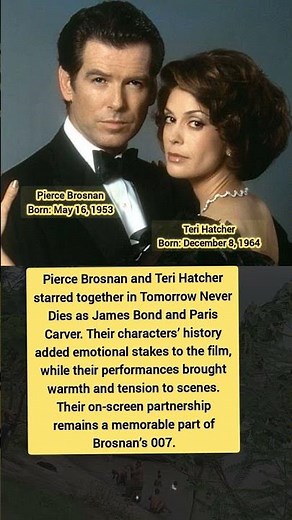 Pierce Brosnan and Teri Hatcher: The Memorable Bond Connection in Tomorrow Never Dies