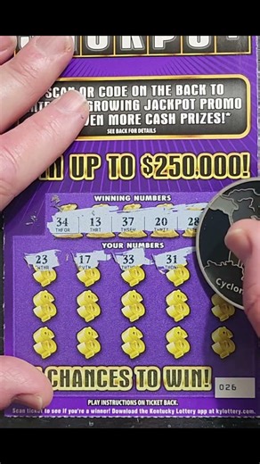 10X for PROFIT! 🪙 Jackpot Scratch-Off Lottery Ticket! 🔔 #lottery #winner