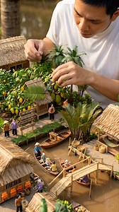 Có ai nhận ra nét đẹp của vùng quê mình trong mô hình này không #mohinh #mientay #xuhuong #hoainiem | Quyên Nè Chời