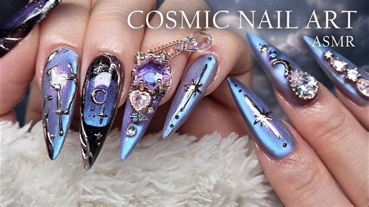 【中字JOUNAIL_美甲】从拆卸到制作出宇宙能量美甲