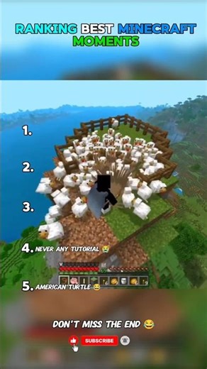 Top 5 best minecraft moments #minecraft #minecraftmemes #gaming #memes