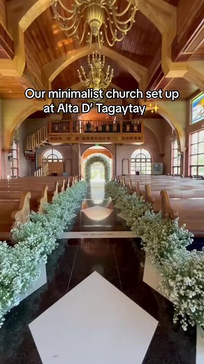 Minimalist Church Styling for Wedding? Get FREE Content Creation!