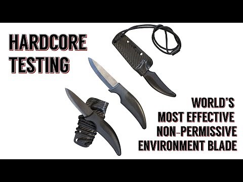 NPE Ghost Knife Testing & Review | Non-Permissive Environment Blade