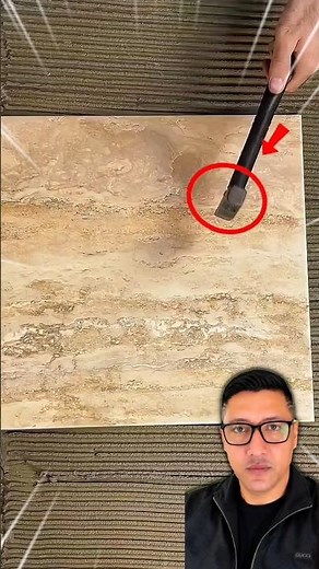 ⚠️ The technique to create a unique floor by combining tile cuts 👀🤯