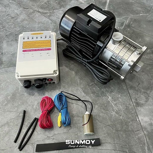 High flow rate and high head water pump