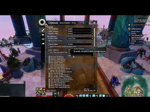 GW2 | How to INCREASE your Cursor's Contrast - Beginner's Guide 2023