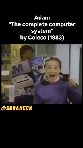 Sodaneck on Instagram: "In 1983, Coleco—riding high on the success of its ColecoVision console—unveiled the Adam Computer, a “complete computer system” aimed at the modern family. Bundled with word processing, data storage, and even game compatibility, it was Coleco’s bold move into the growing home computing market. But with technical glitches, reliability issues, and missed deadlines, the Adam struggled to meet expectations, ultimately becoming a fascinating chapter in tech history rather than