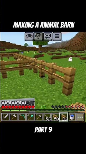 I Built an Animal Barn! 🐄🐑 | Minecraft Survival #9