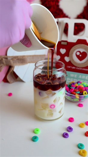 Inspired by the @Dunkin' milk & cereal latte with my special twist! Milk and cereal latte candle. #candles #candlemaking #icedcoffee #icedlatte #desserttiktok