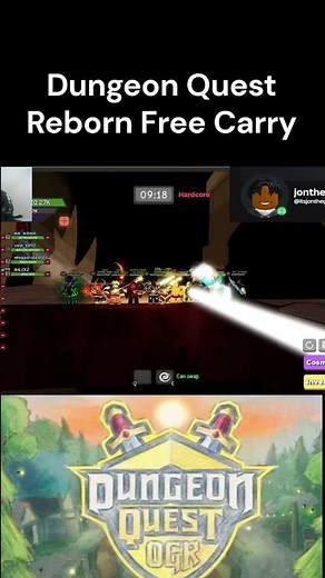 come get carried in roblox dungeon quest reborn