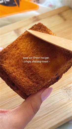 Crispy Shrimp Toast Recipe in Air Fryer