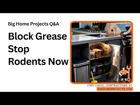 Sealed Cabinets Grease Bait Stations Outdoor-Kitchen Fix