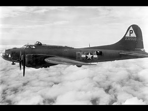 WW2 Grafton Underwood USAAF Air Base - UK B-17 Bomber with a ghostly sound caught on video.