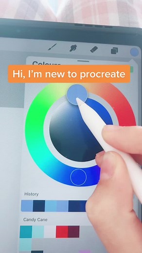 Don’t hate please #fyp #procreate #new #drawing #blue #moon #stars #enjoy #pen #fyp