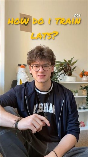 Oli, how do I train lats?