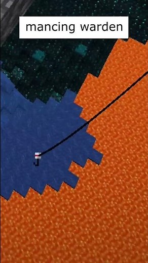 mancing warden di minecraft #shorts