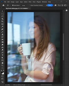 502K views · 4.9K reactions | One powerful way on how to remove distracting window reflections in adobe photoshop #bigsmileediting | Big Smile Editing | Facebook