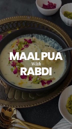 Malpua & Rabdi at Rajasthali, Connaught Place, Delhi