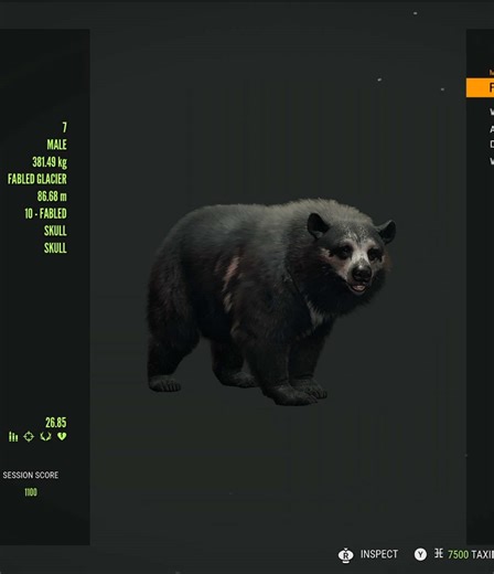 Great One 52 6/6 Bear Trophy in COTW