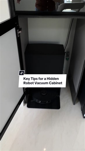 Key Tips for Designing a Hidden Robot Vacuum Cabinet