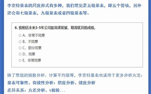 毕业论文李克特量表是什么？可以用什么方法分析？#论文-