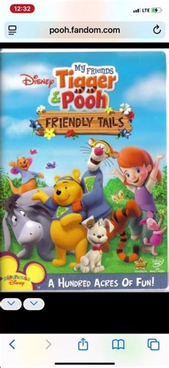 Happy 8th anniversary dvd release of my friends tigger and Pooh friendly tales
