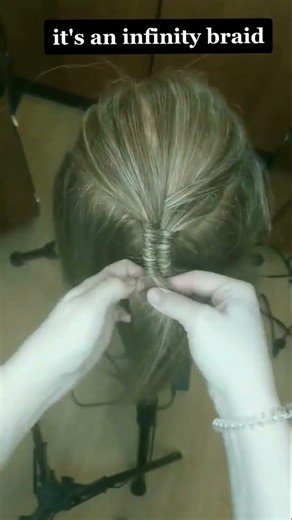 infinity braid hairtutorial seeya beauty infinitybraid #Shorts #ashleyridgleysmith