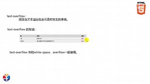 Web前端开发第七十二集-盒内容处理之text-overflow【育知同创】