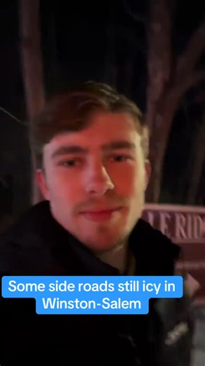 Icy roads in Winston-Salem | WXLV ABC 45