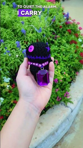 Color Magic: Black Crochet Voodoo Doll