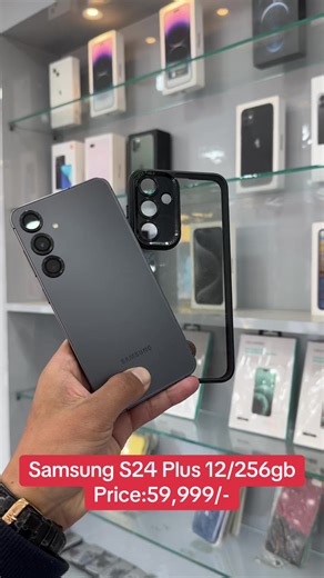 Samsung S24 Plus 12/256gb Price:59,999/- Fresh condition non repaired set available #siristore#exchange