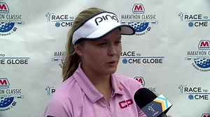 6.4K views · 224 reactions | Brooke Henderson holds a one shot lead after round 3 of the Marathon LPGA Classic Hear more in her post-round interview after shooting a 69 | LPGA | Facebook