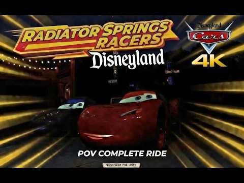 Cars Land Radiator Springs Racers POV | 4K | Complete Ride Through Ornament Valley