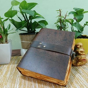 Distressed Leather Journal, Rustic Notebook, Deckle Edge Paper Diary, Travel Sketchbook - Etsy
