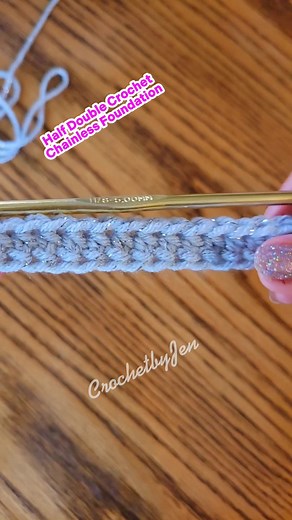 67K views · 1.2K reactions | Half Double Crochet Chainless Foundation #chainlessfoundation #crochetbyjen #fypシ゚viralシ #crochet #crochetstitch #crocheting #gantsilyo #fypシ゚ #halfdoublecrochet | Simply Yarn | Facebook