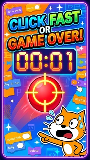 How to Code a Speed Clicker Game in Scratch! 🎯 #codeblocks #scratchtutorial #games #scratch