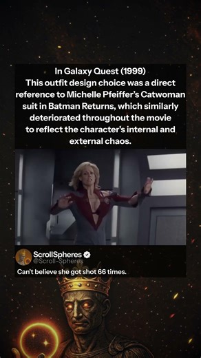 Sigourney Weaver's Suit Was A Secret Tribute To Catwoman - Galaxy Quest (1999) Movie Scene