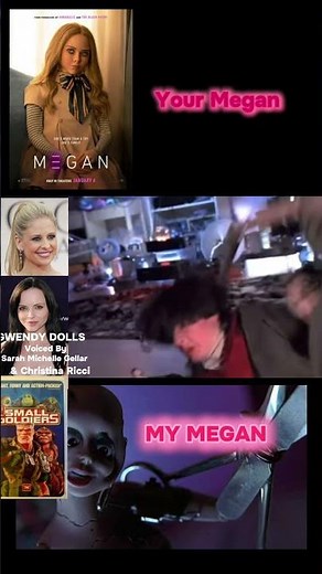 TODAYS MEGAN VS MY MEGAN GWENDY DOLLS FROM SMALL SOLDIERS