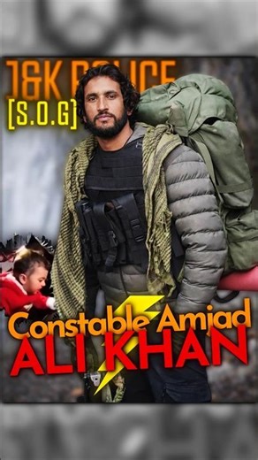 Tribute To Constable Amjad Ali Khan 🇮🇳🫡 || Constable Amjad Ali Khan || SUMIT EDITIONAL || #shorts