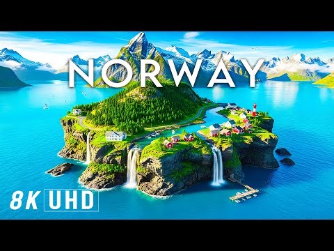 NORWAY 8K UHD - Majestic Fjords, Snow-Capped Peaks & Serene Nordic Landscapes | VIDEO 8K UHD