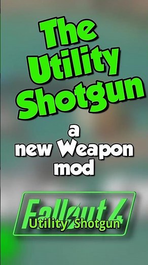 The Best Shotgun Mod for Fallout 4 #fallout4 #fallout4mods #fallout #gaming
