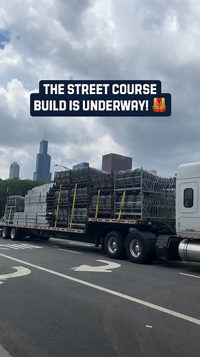 Buildin’ 🚛 #NASCARChicago | NASCARChicago