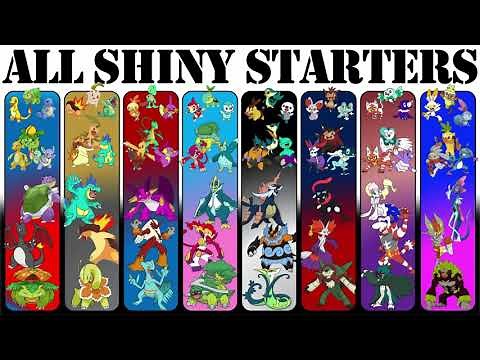 All Shiny Pokémon Starters
